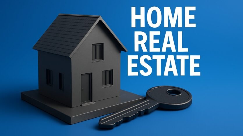 home real estate illustration