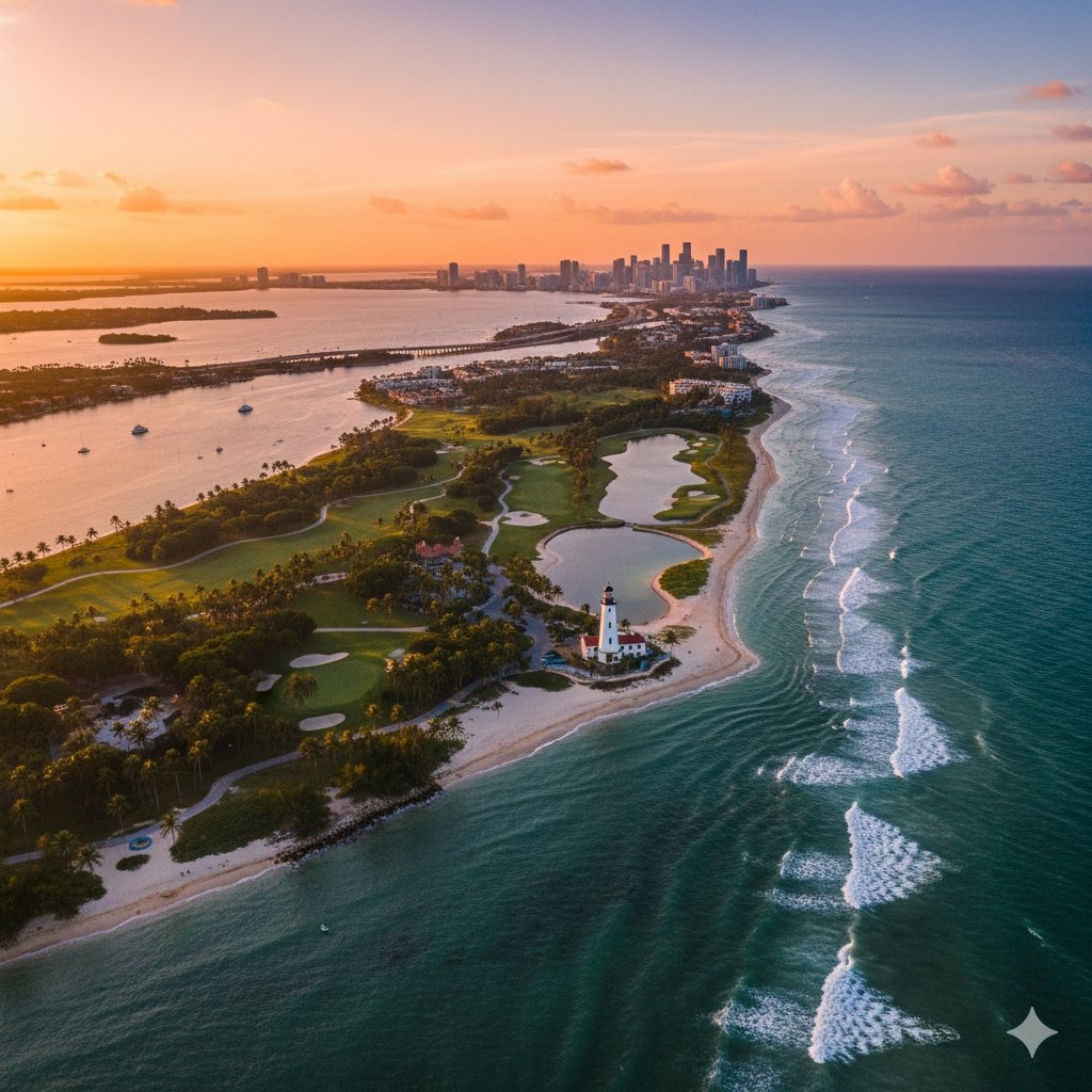 living in Key Biscayne