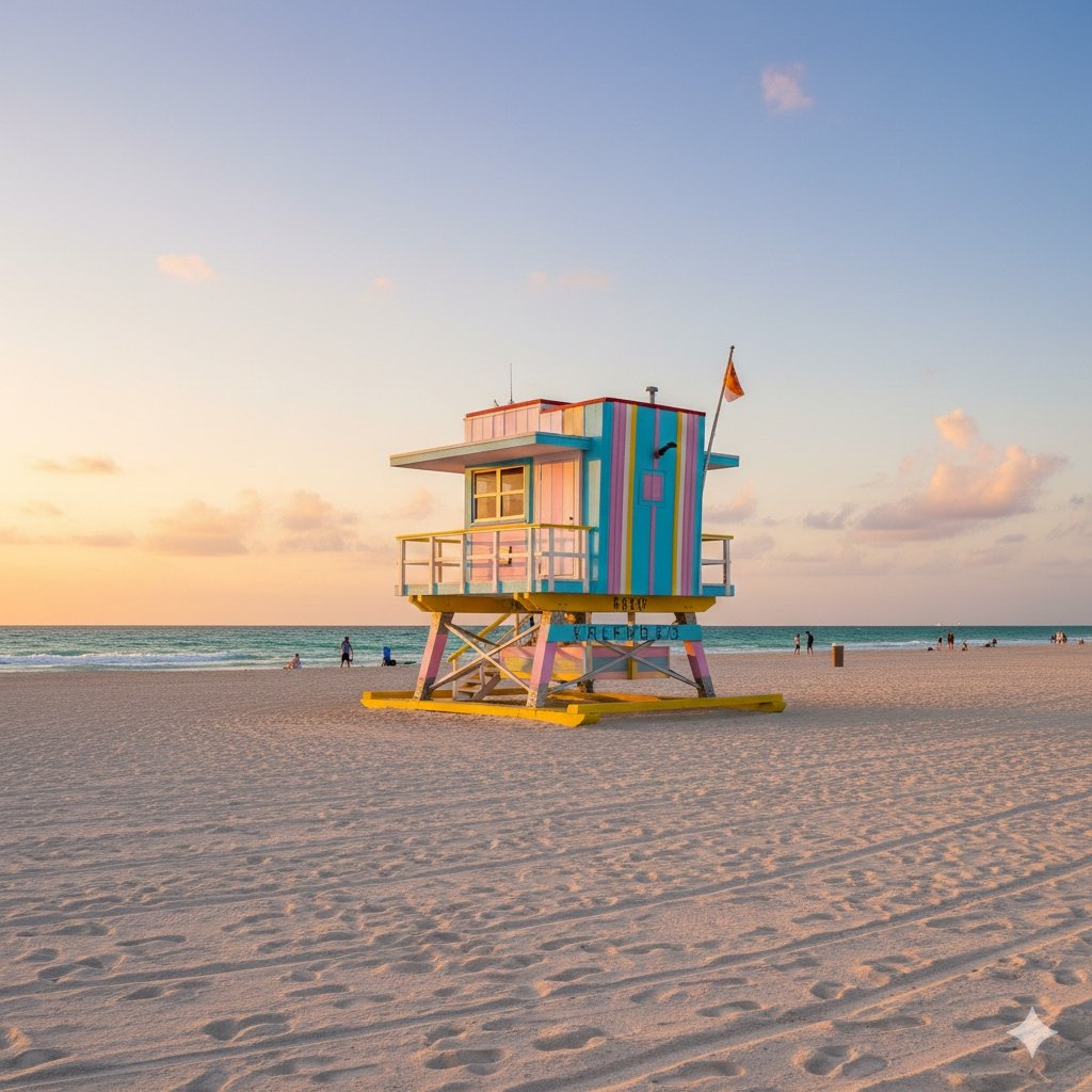 living in Miami Beach Art Deco district